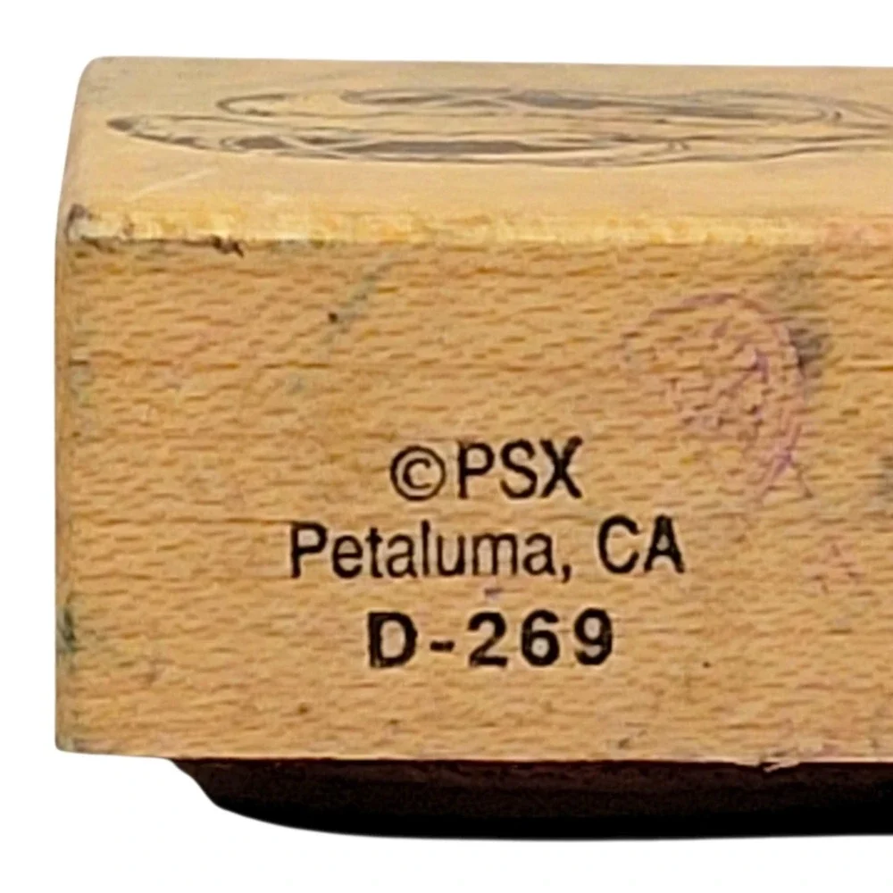VTG 80s PSX Ballet Slippers Rubber Stamp D-269 1.5